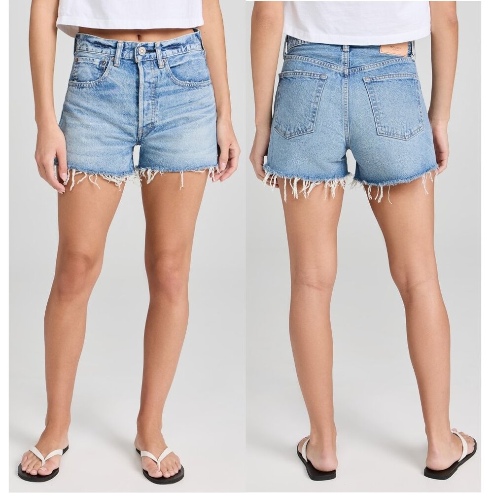 Moussy Vintage Troppard Denim Shorts Size 30 NWT
